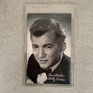 Vintage Bobby Darin Rock N Roll Billboard Music Vending Card